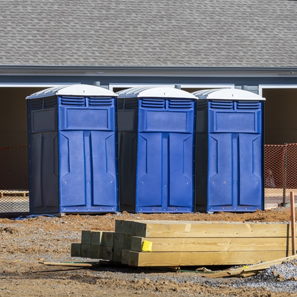 what is the cost difference between standard and deluxe porta potty rentals in Van Dyne Wisconsin